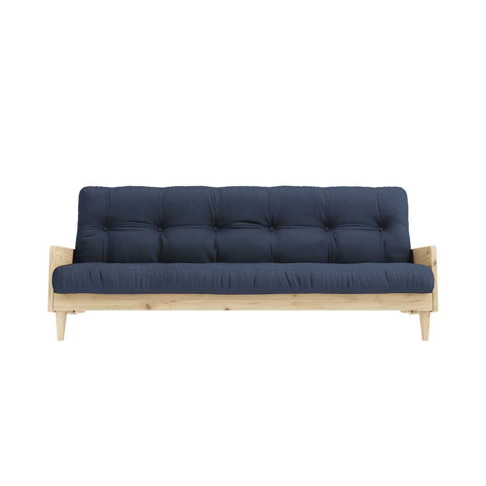 Karup Design INDIE CLAIR LAQUÉ W. MATELAS MIXTE 5 COUCHES MARINE