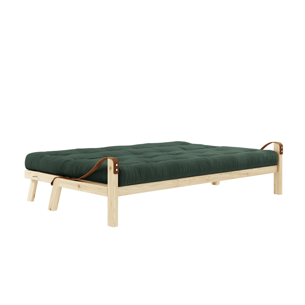 Karup Design POÉSIE CLAIR LAQUÉ W. MATELAS MIXTE 5 COUCHES ALGUE