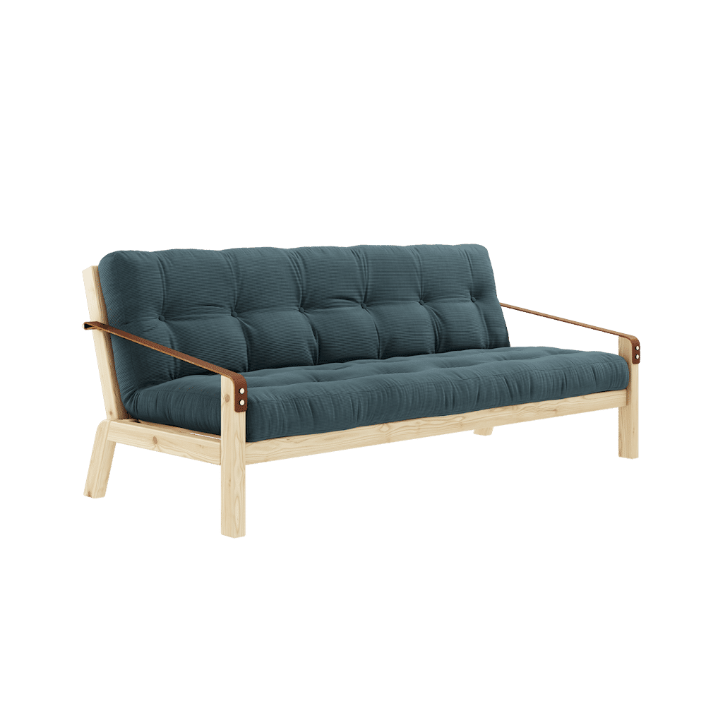 Karup Design POÉSIE CLAIR LAQUÉ W. MATELAS MIXTE 5 COUCHES BLEU PÂLE