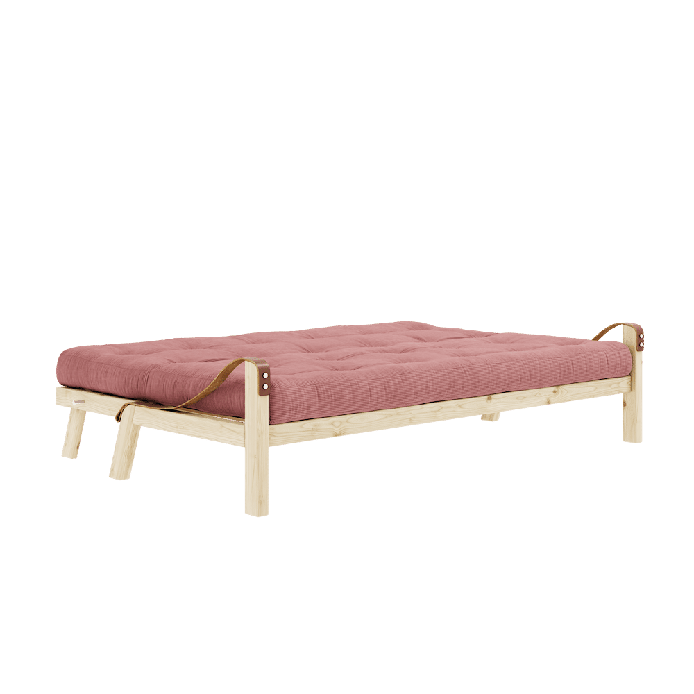 Karup Design POÉSIE CLAIR LAQUÉ W. MATELAS MIXTE 5 COUCHES SORBET ROSE