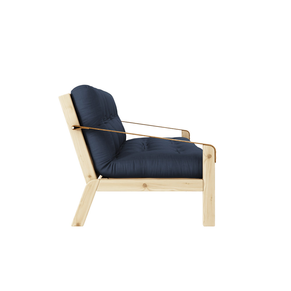 Karup Design POÉSIE CLAIR LAQUÉ W. MATELAS MIXTE 5 COUCHES MARINE