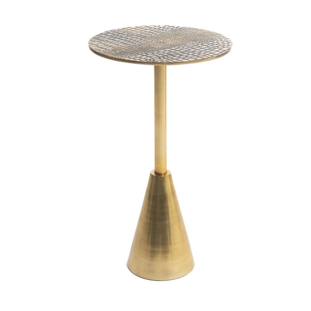 Bazar Bizarre De Croco Table d'Appoint-Laiton