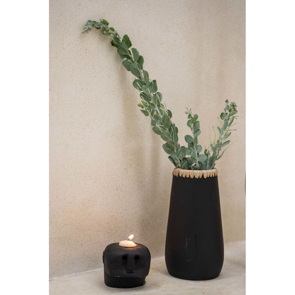 Bazar Bizarre Le vase sournois-Noir Naturel-M