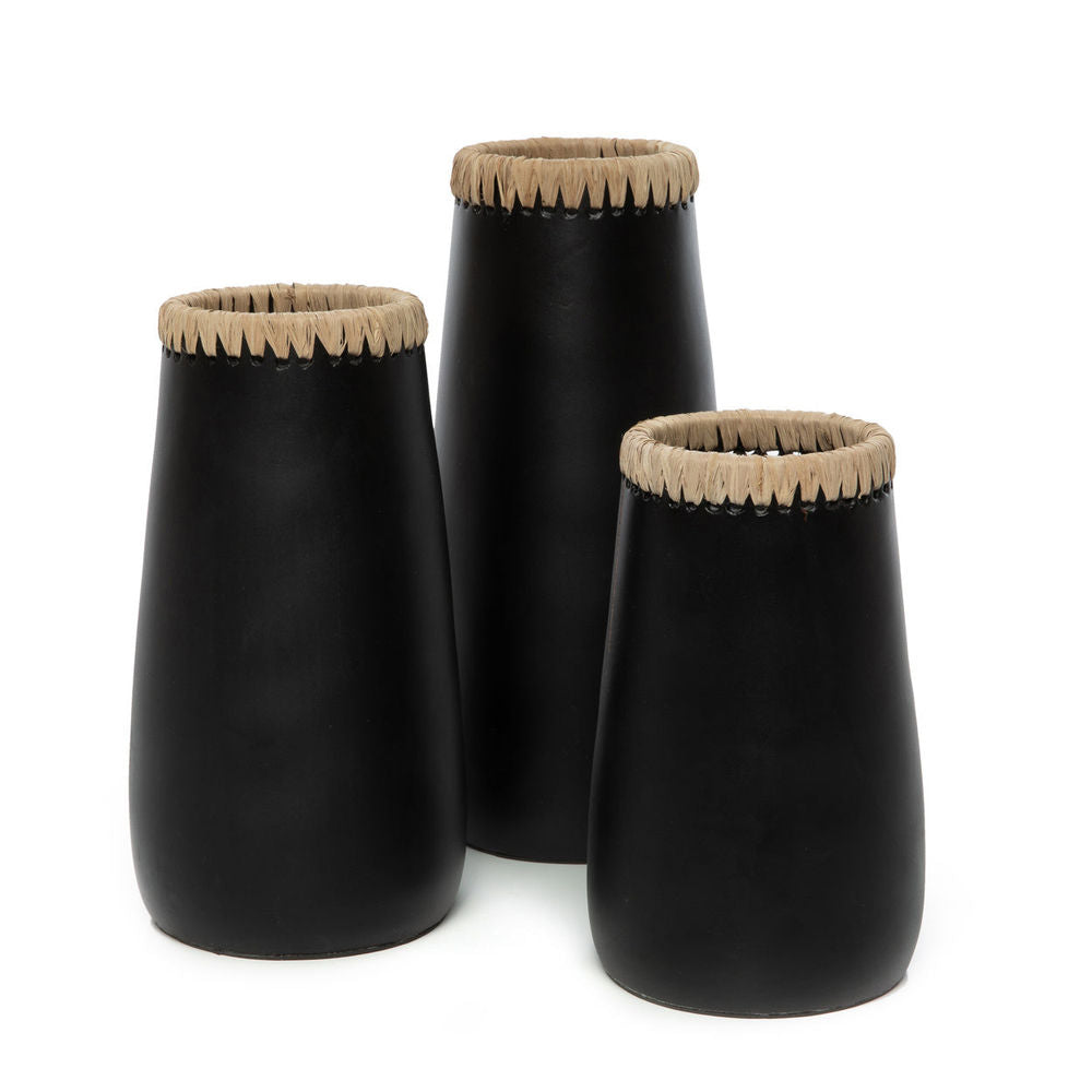 Bazar Bizarre Le vase sournois-Noir Naturel-M