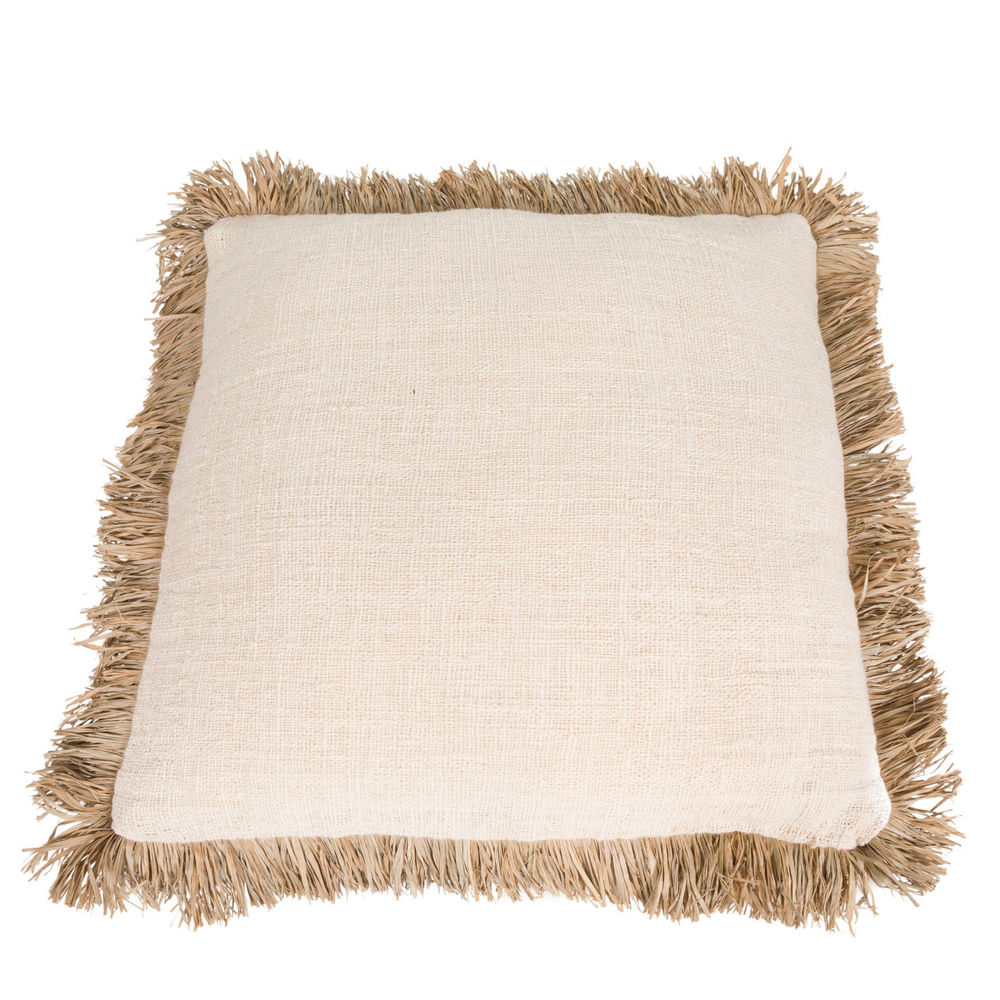 Housse de Coussin Bazar Bizar De Saint Tropez-Blanc Naturel - 60x60