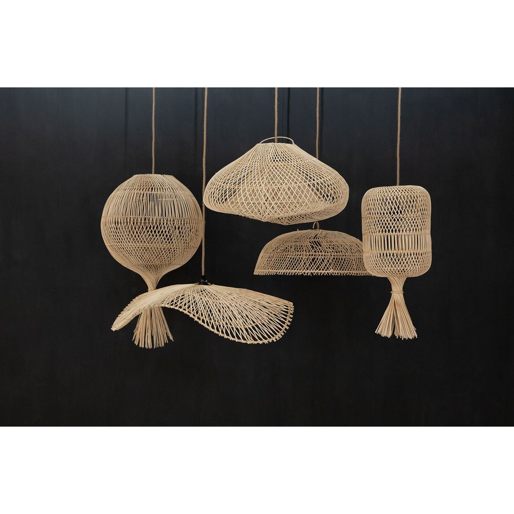 Bazar Bizar La Boulette Lampadaire-Pendentif-Naturel-M