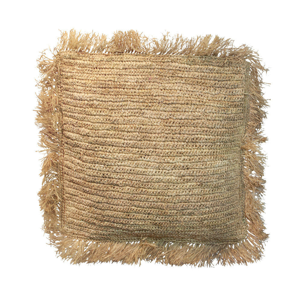 Bazar Bizar De Raffia Kissen bezug Square-Natural-60x60