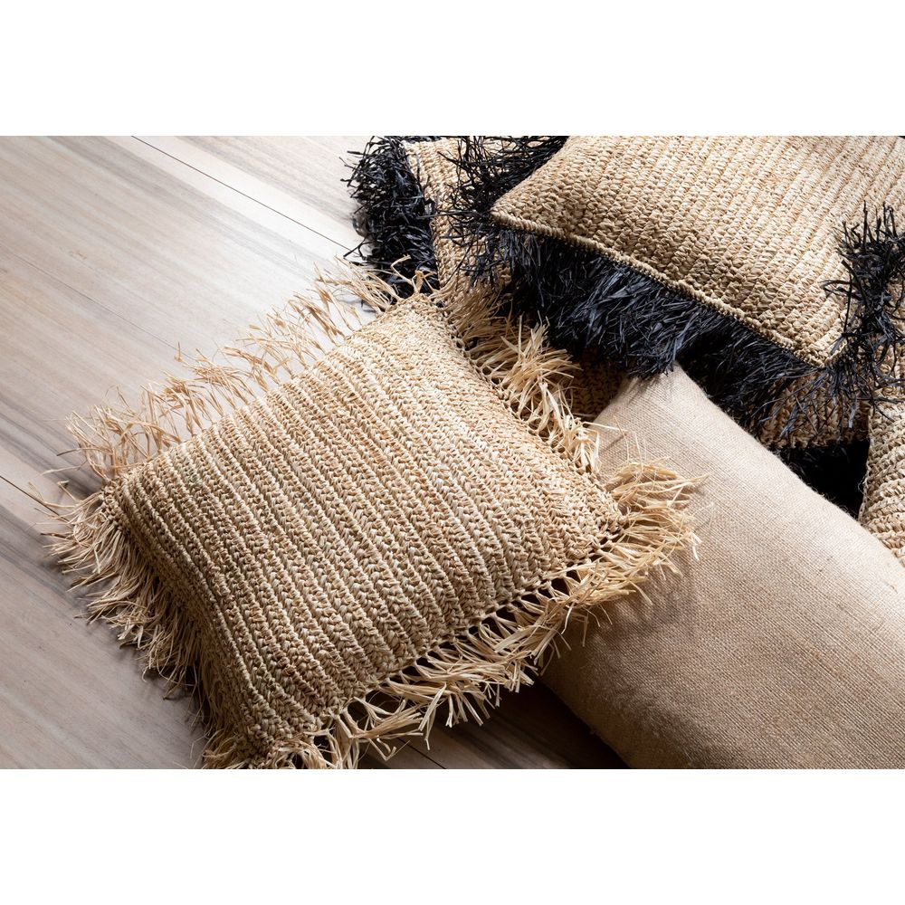 Bazar Bizar De Raffia Kissen bezug Square-Natural-60x60