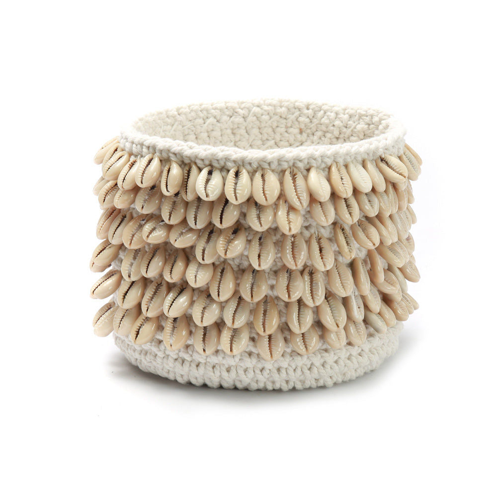 Bazar Bizarre Le Cowrie Boîte à Plantes en Macramé-Naturel M