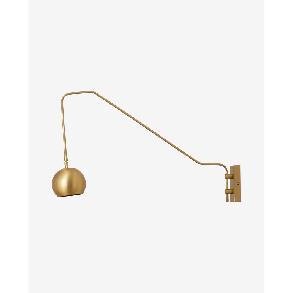 Nordal A/S ATHENE gouden wandlamp, globe