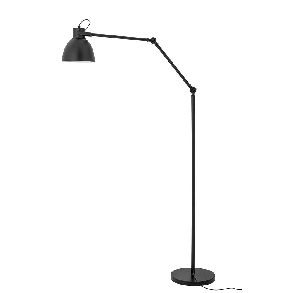 Kreative Kollektion Barca Stand Lampe, Schwarz, Metall