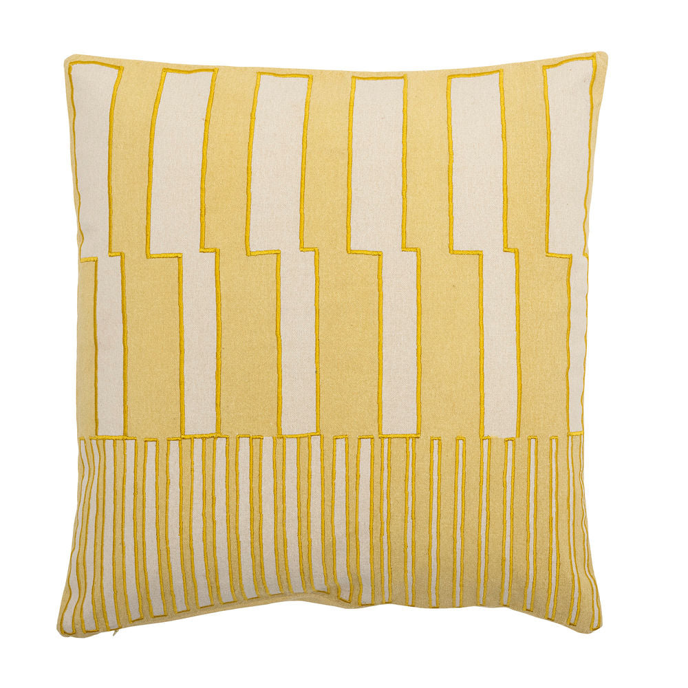 Bloomingville Cowes oreiller, jaune, coton OEKO-TEX®