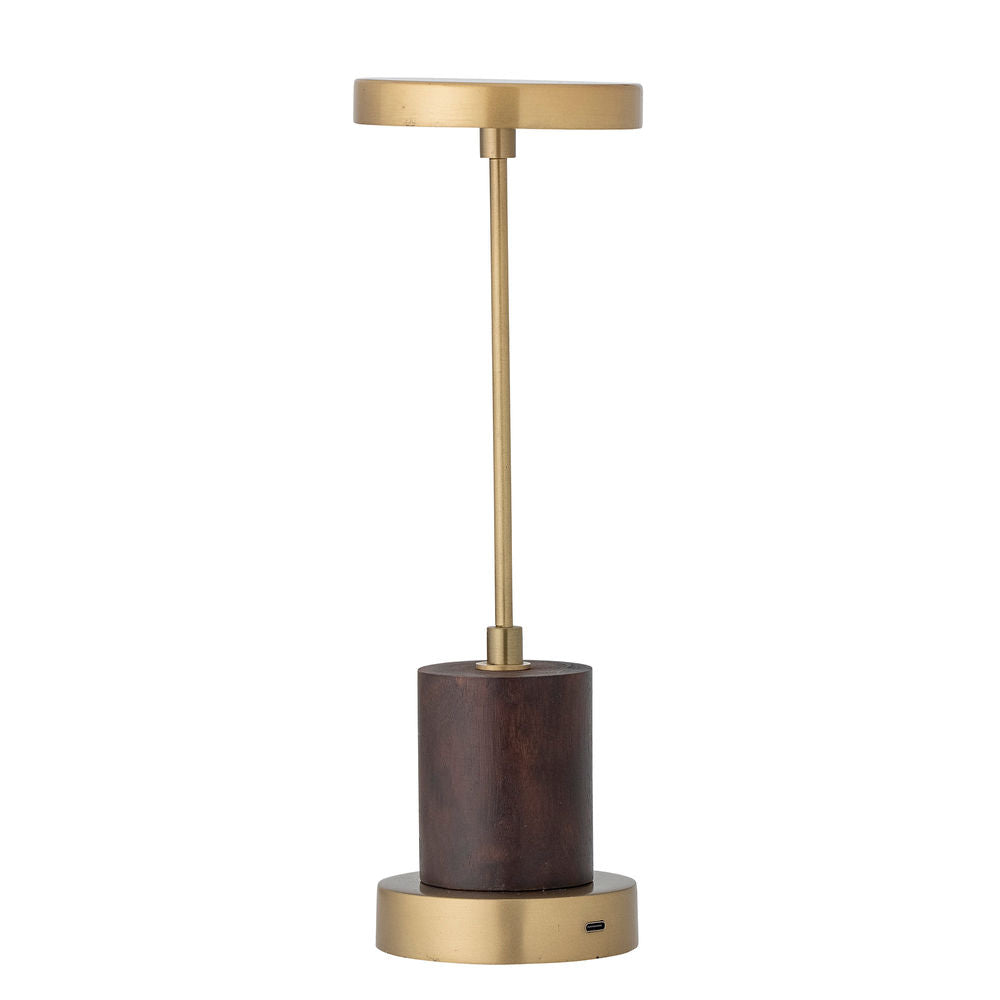 Bloomingville Chico tragbare Lampe, wiederaufladbar, Messing, Metall