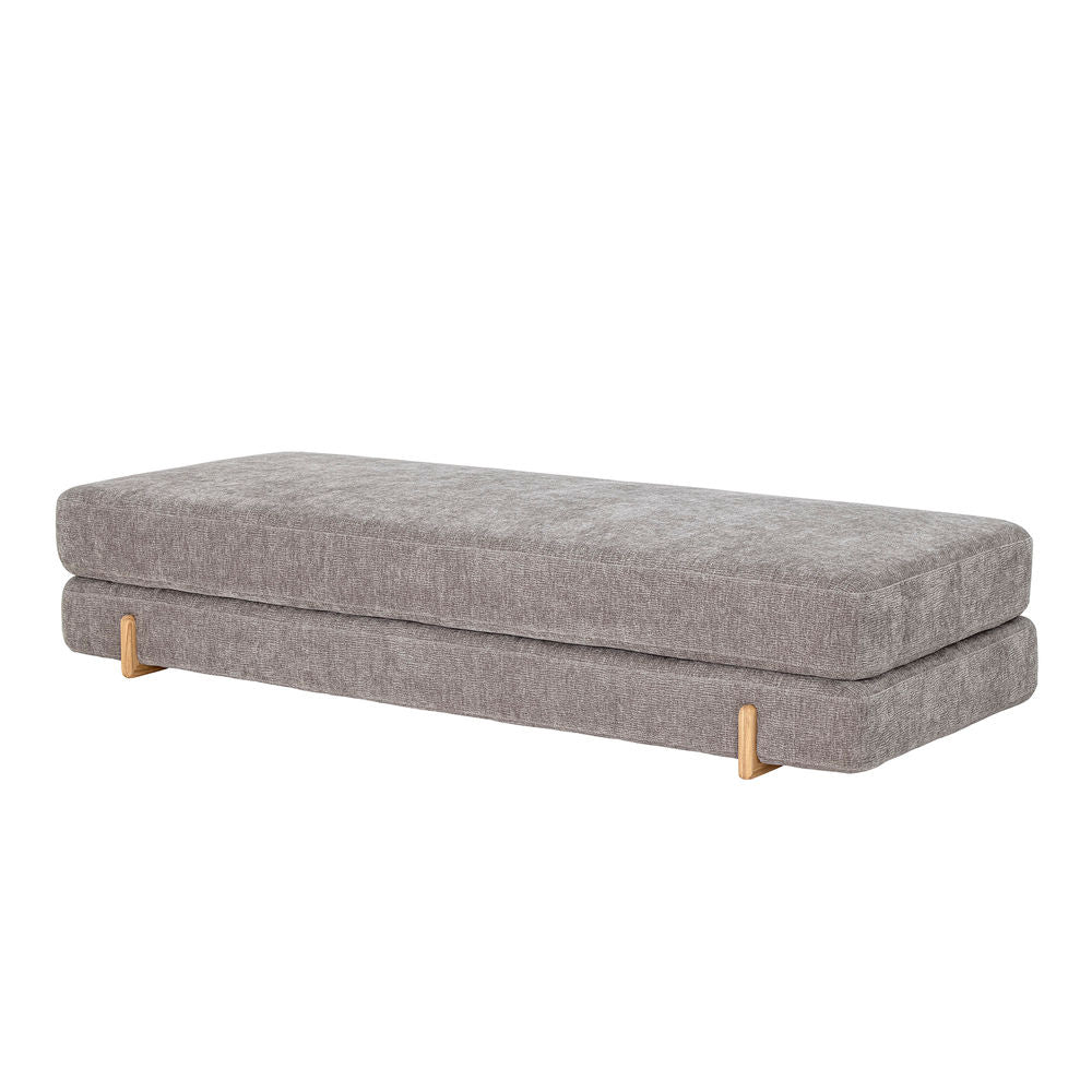 Blooming ville Groove Tages bett, Grau, Polyester