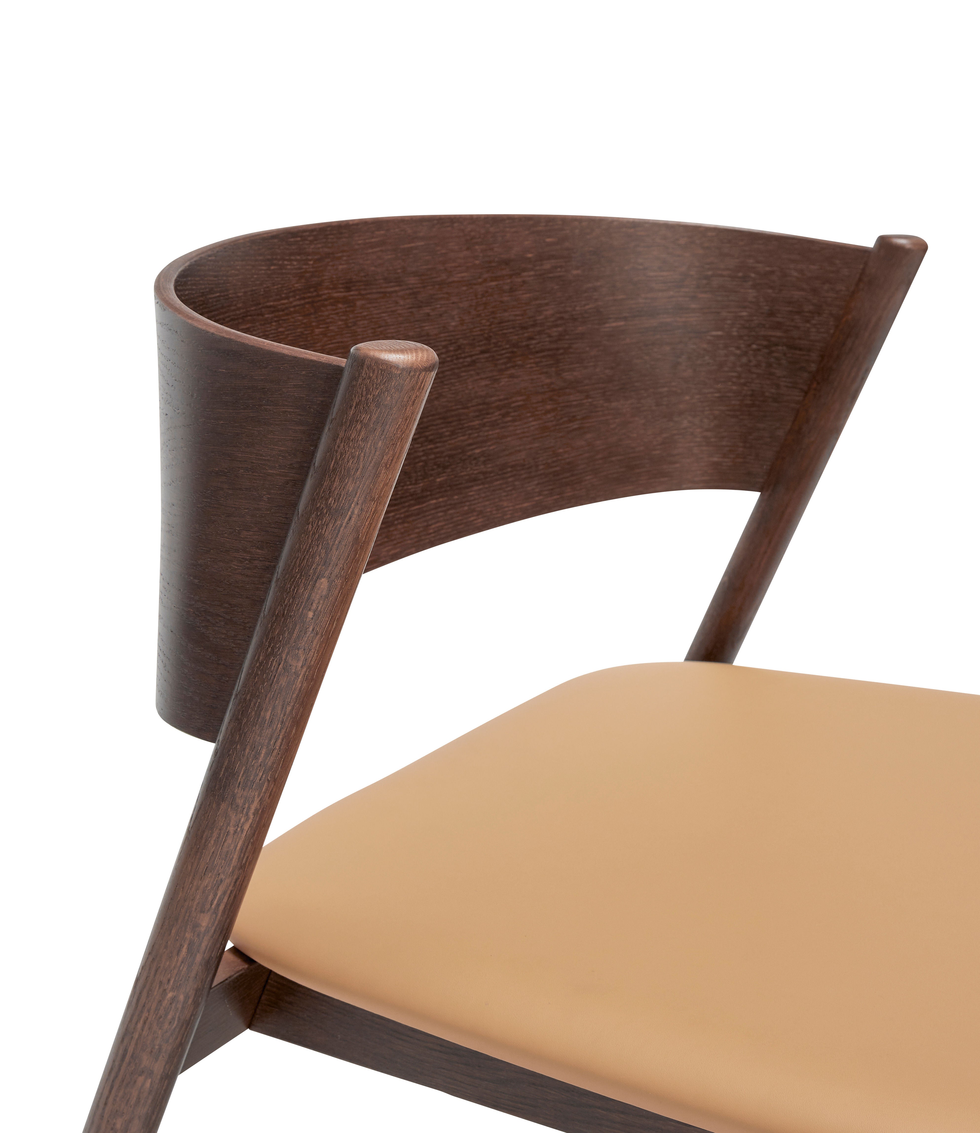 Hübsch Oblique Lounge Seat Dunkelbraun