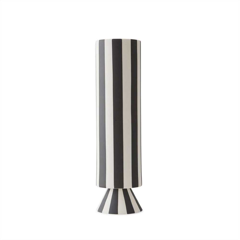 OYOY LIVING Toppu Vase-Hoch-Weiß