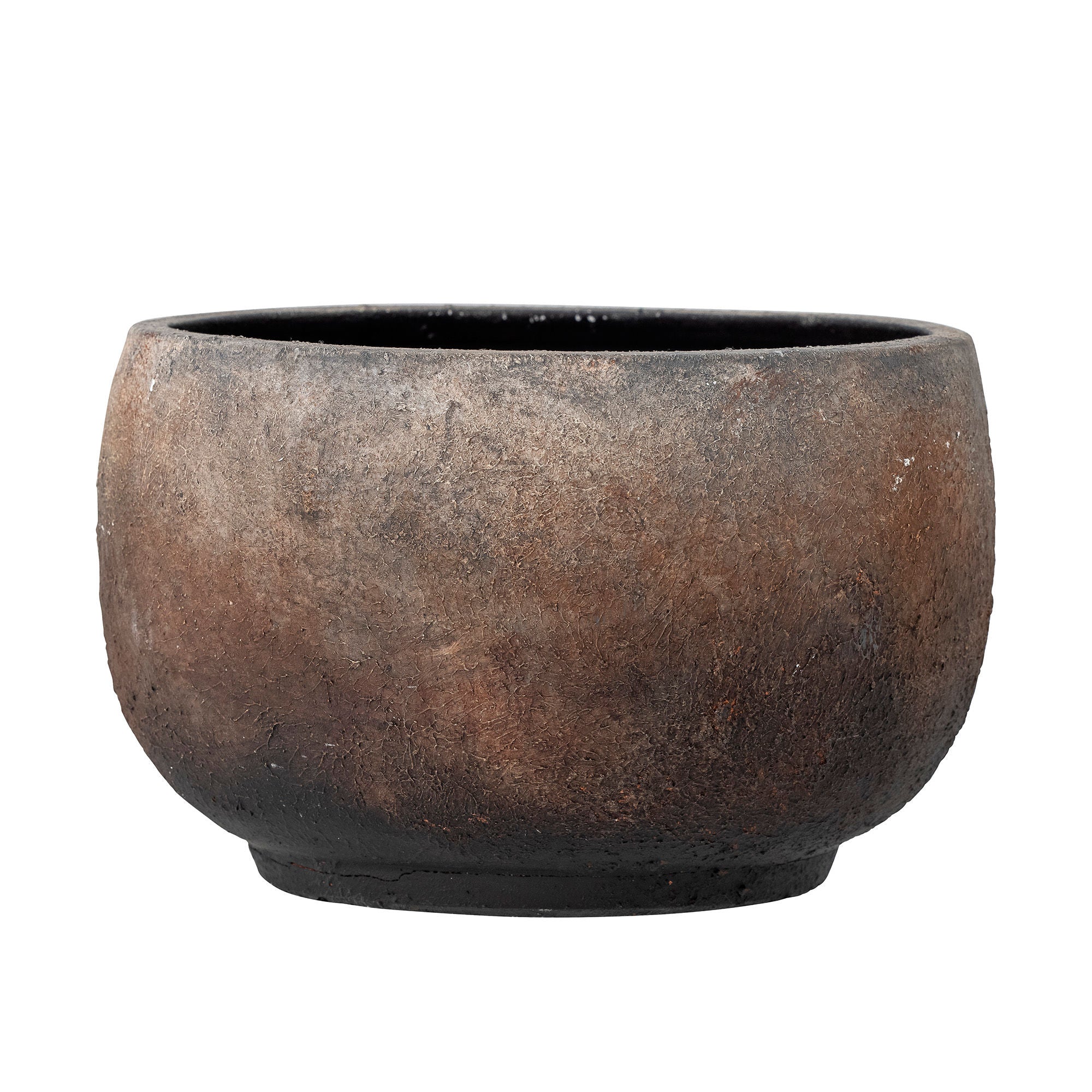 Bloomingville Pot de fleurs Thira Deco, Marron, Terracotta