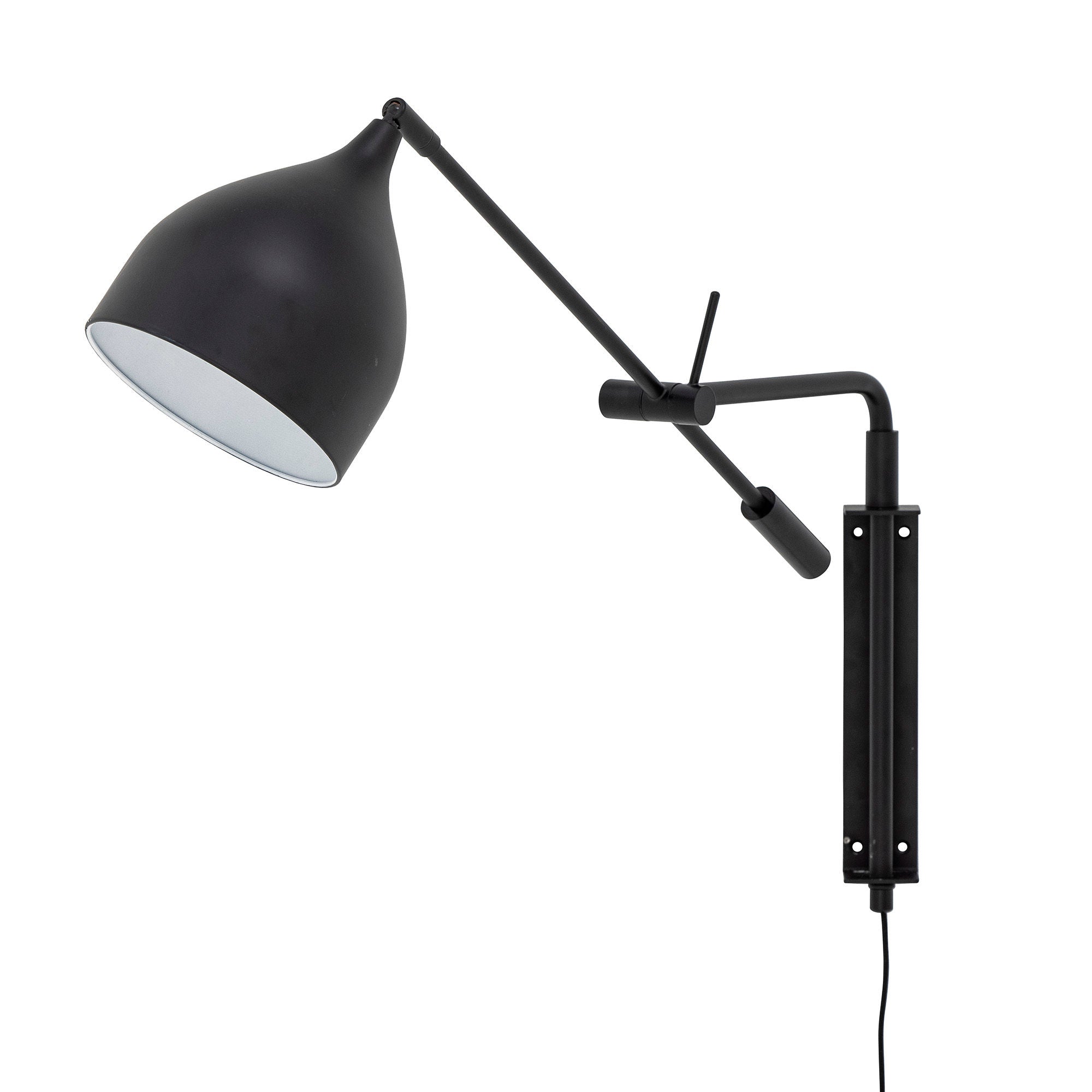 Blooming ville Lyam Wand lampe, Schwarz, Metall