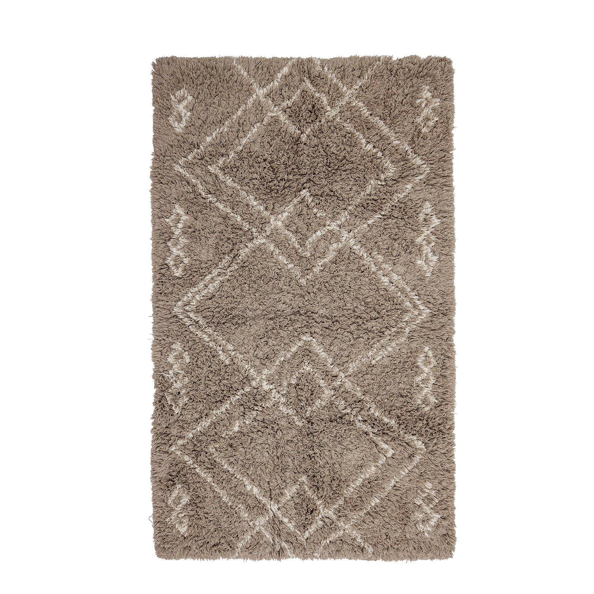 Bloomingville Tapis Edea, Marron, Coton