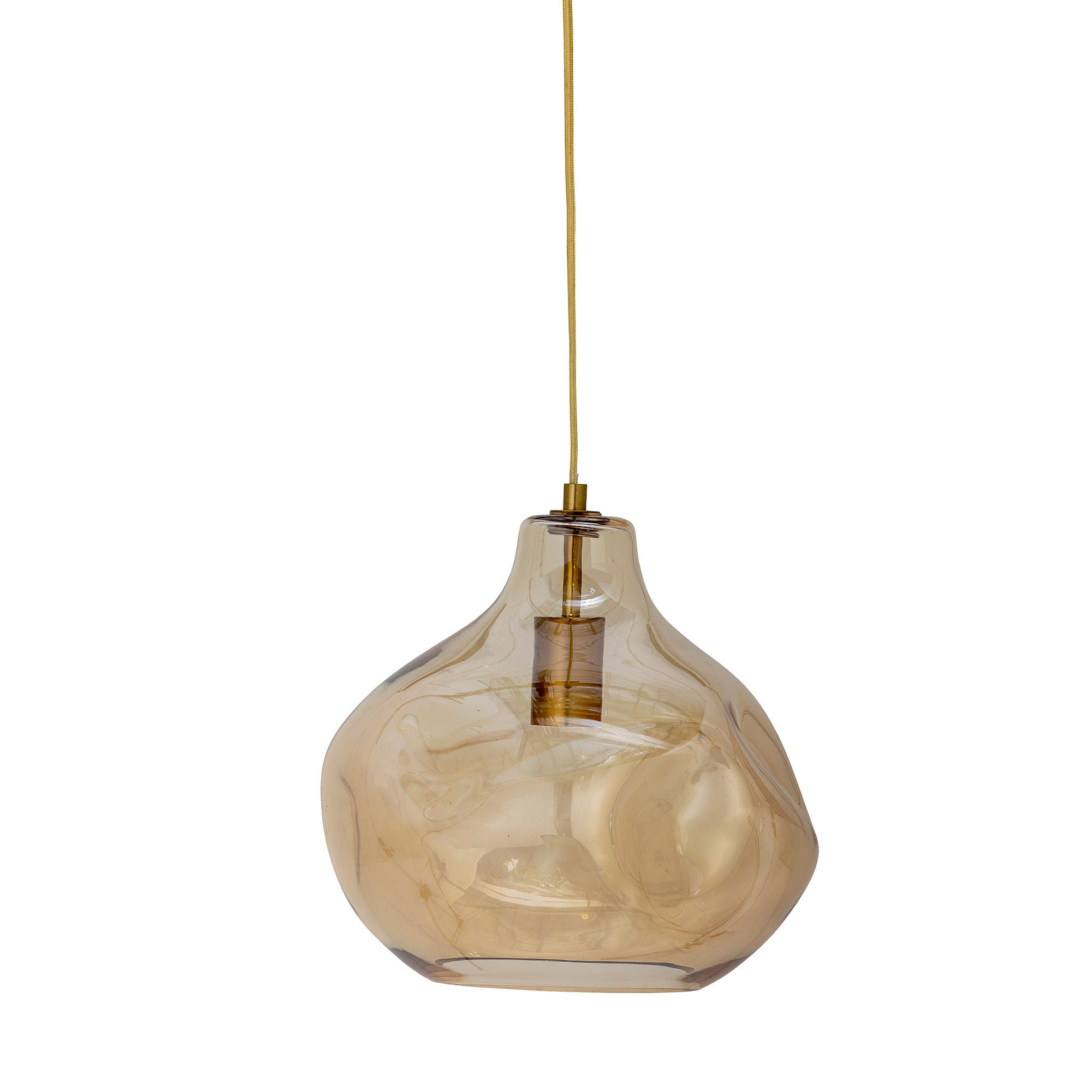 Creative Collection Lampe Suspendue Azizi, Marron, Verre