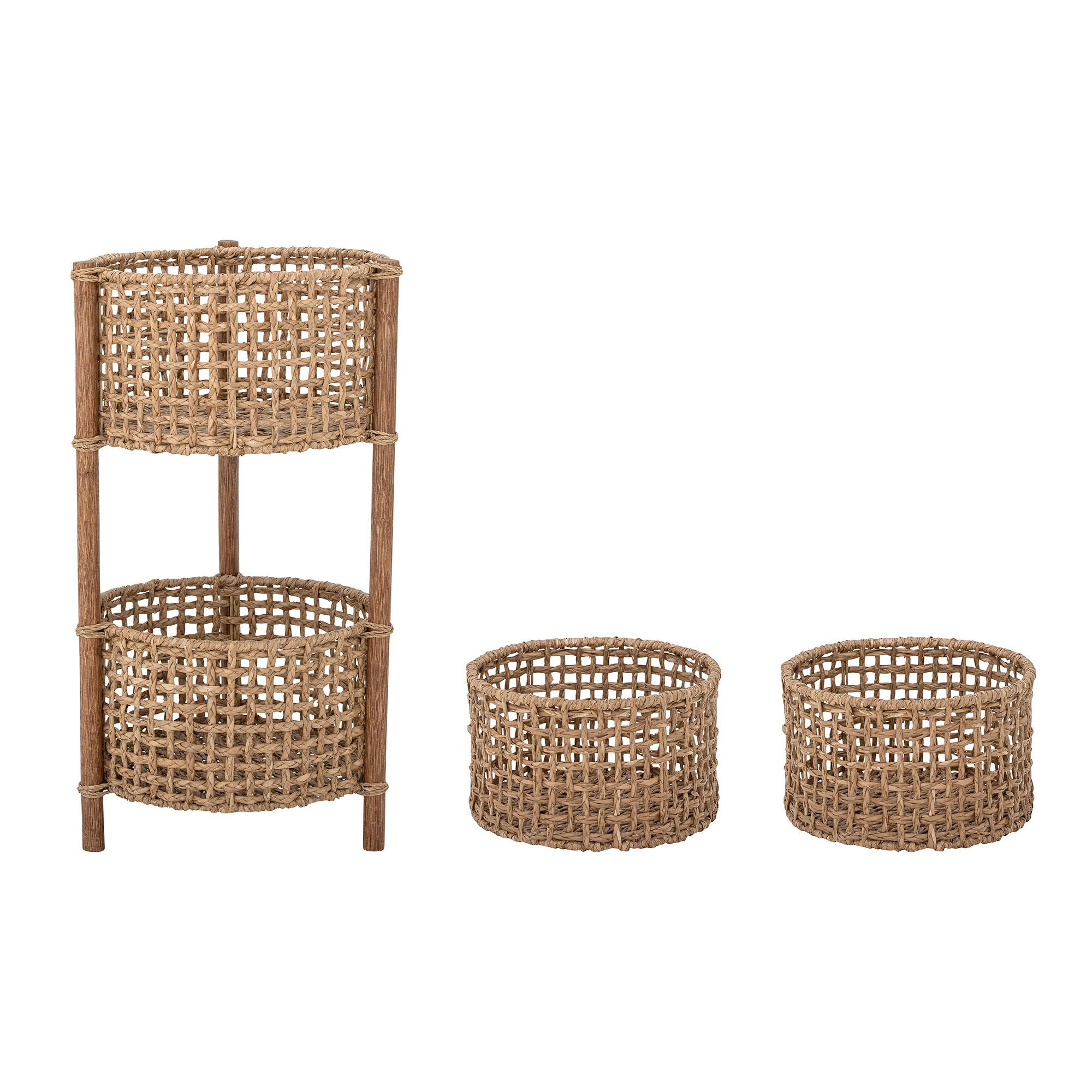 Blooming ville Caro Mountain Basket, Natur, Bankuan Gras