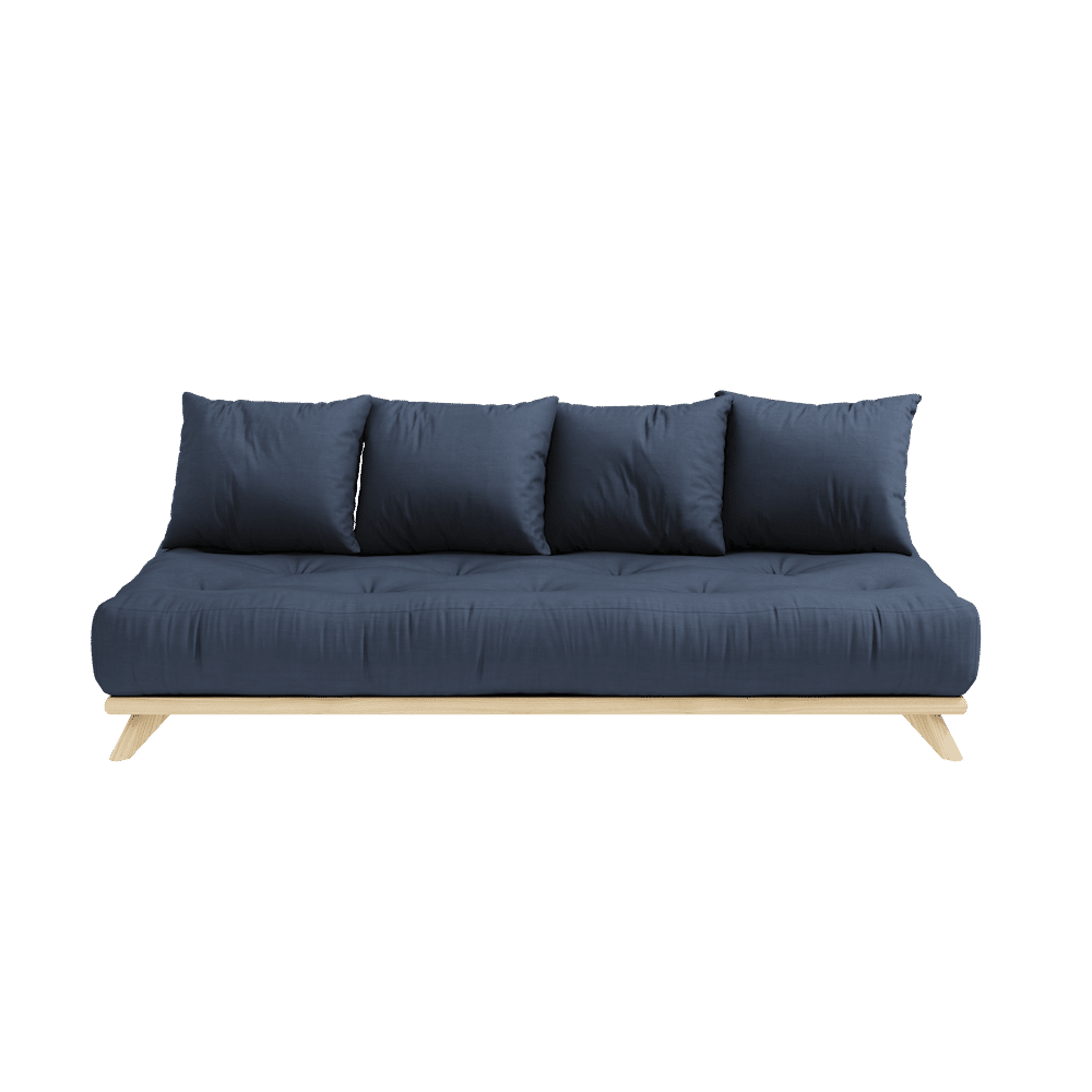 Karup Design SENZA DAYBED KLAR LACKIERT MIT SENZA DAYBED MATRATZENSATZ MARINEBLAU