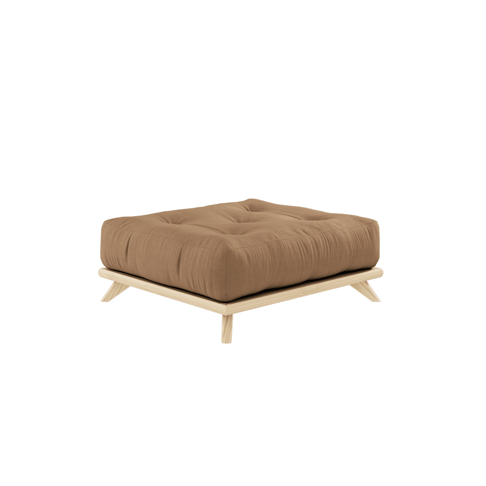 Karup Design TABOURET SENZA LAQUÉ CLAIR AVEC TABOURET SENZA MATELAS MOCCA