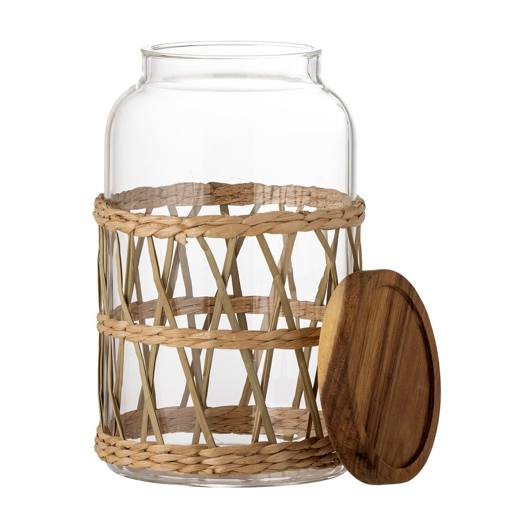 Bloomingville Manna pot met deksel, helder, glas