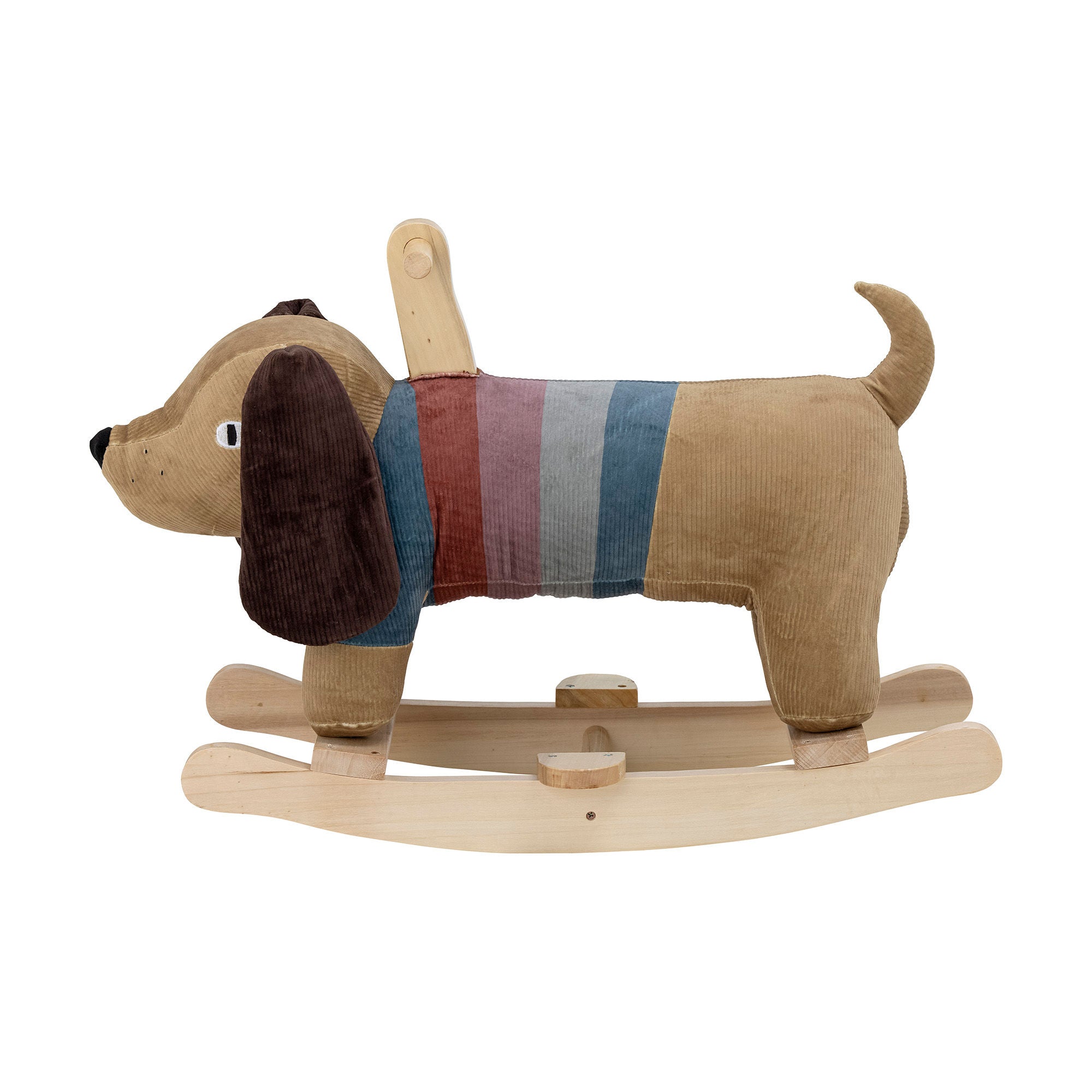 Bloomingville MINI Charlie Schommelspeeltje, Hond, Bruin, Polyester