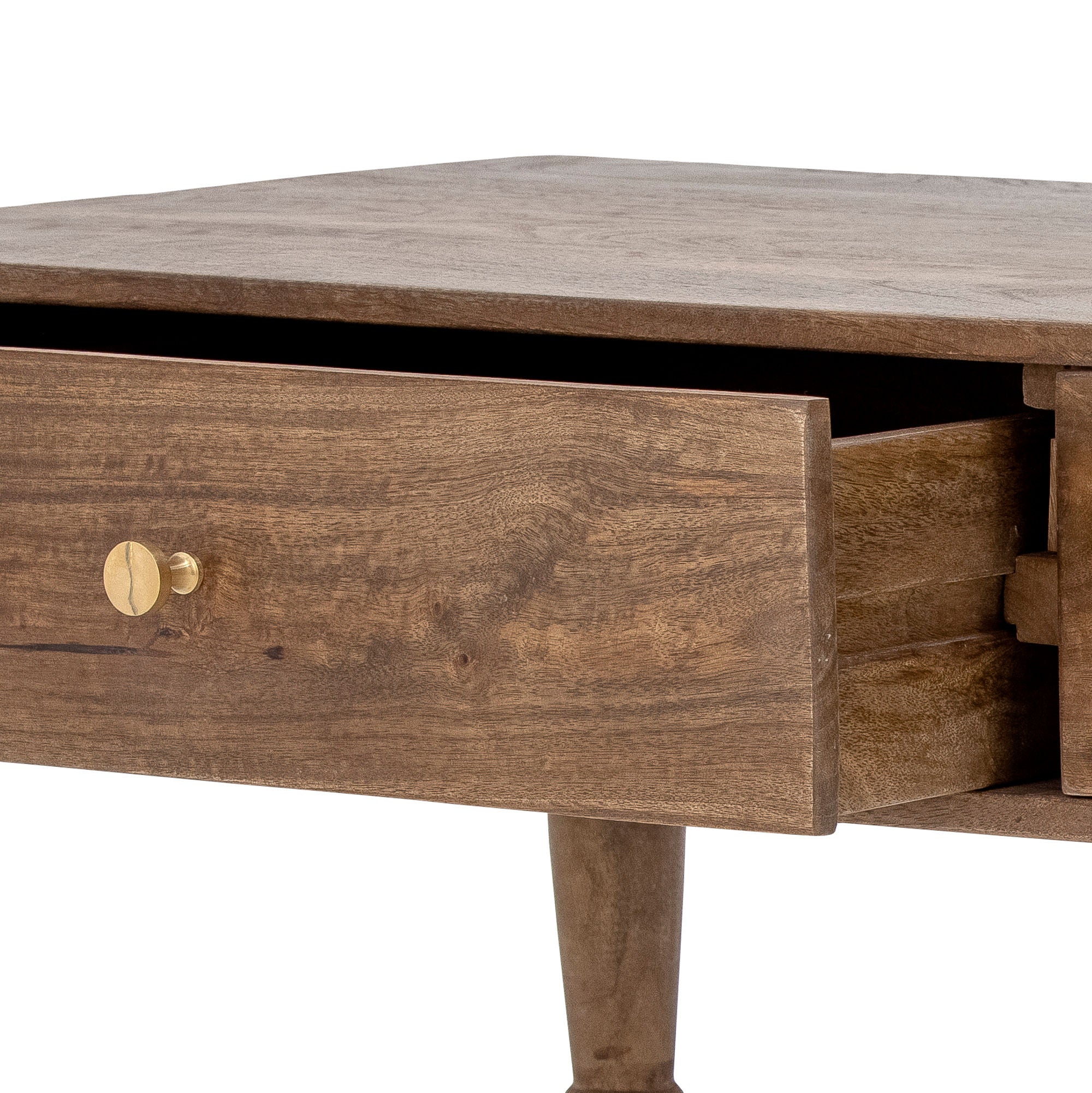 Creative Collection Betton Console Tafel, Bruin, Mango