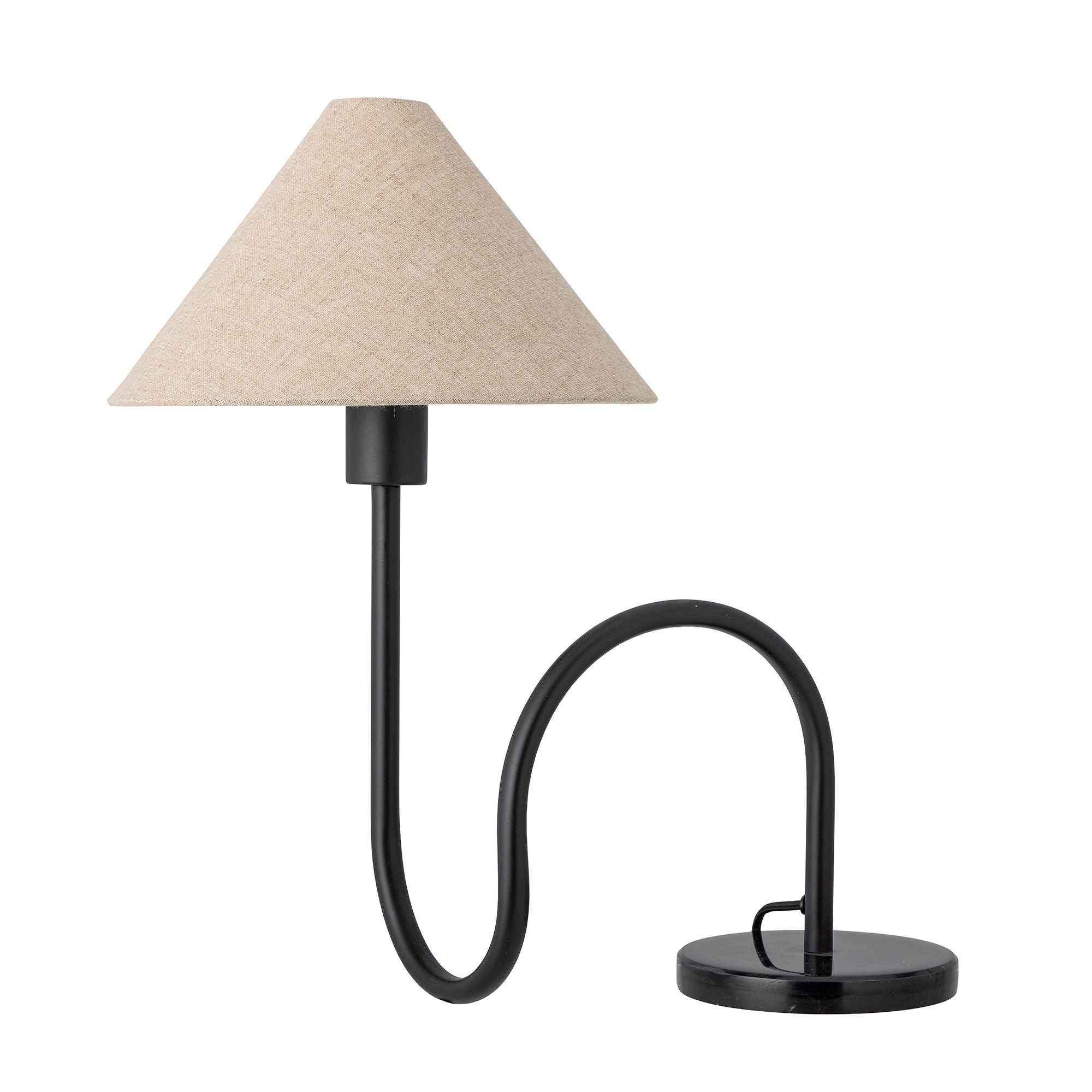 Blooming ville Emaline Tisch lampe, Schwarz, Marmor