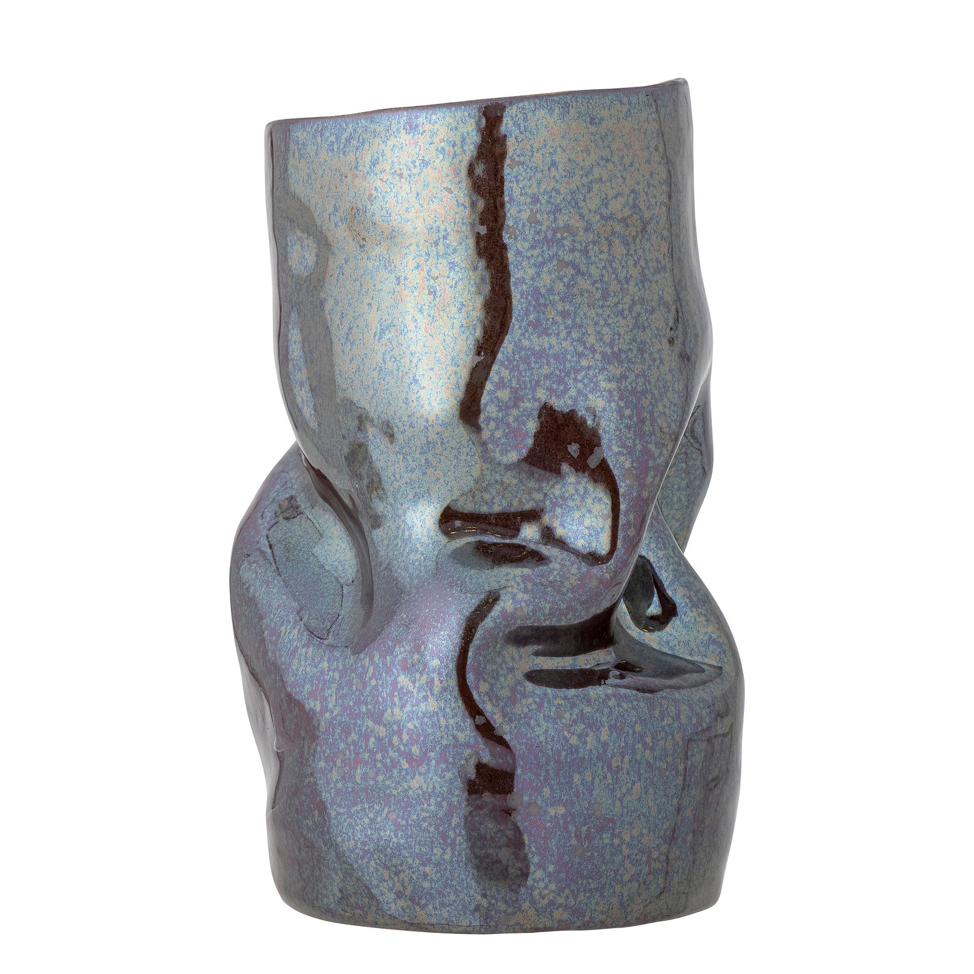 Blooming ville Apio Vase, Schwarz, Steinzeug