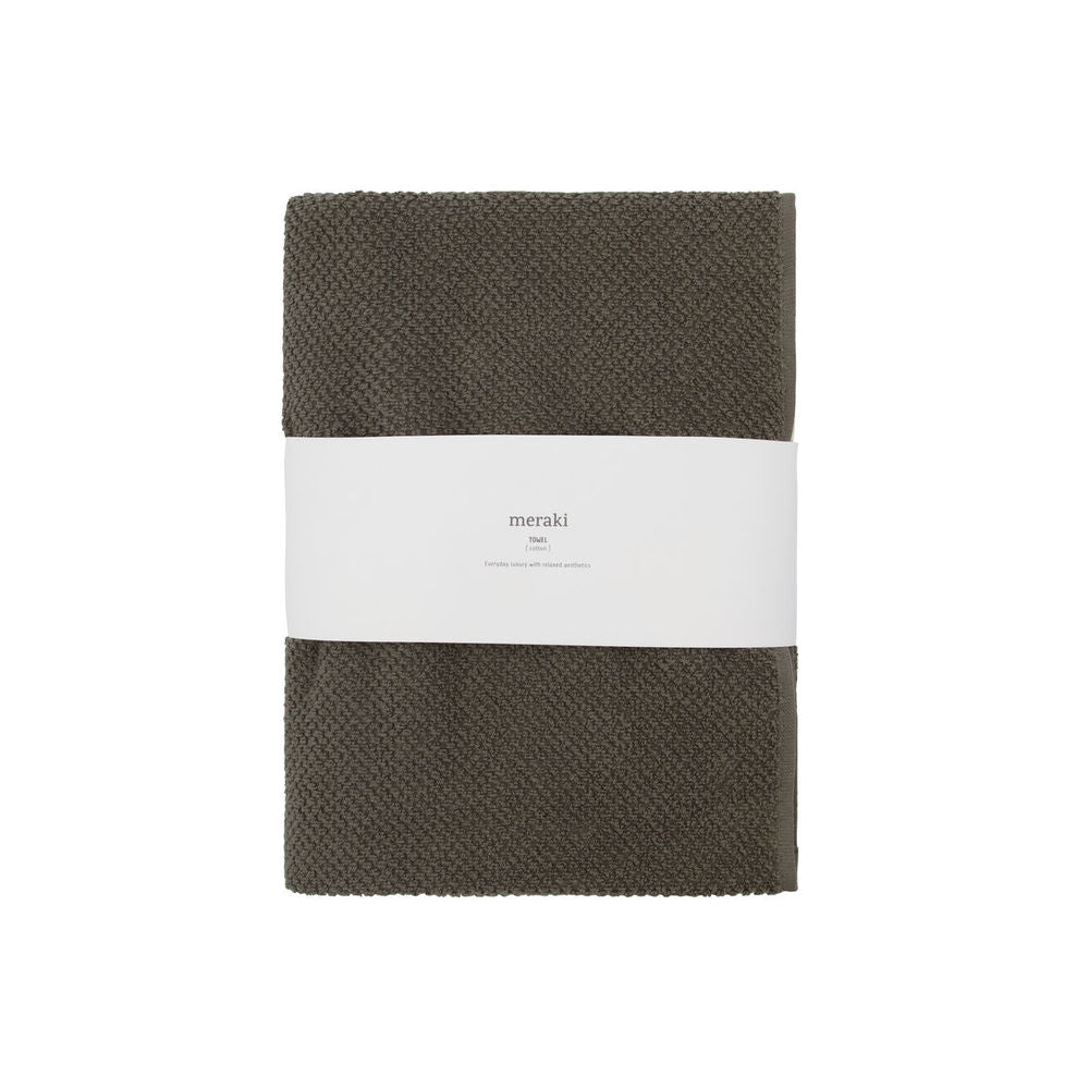 Meraki Handdoek, Solid, Leger