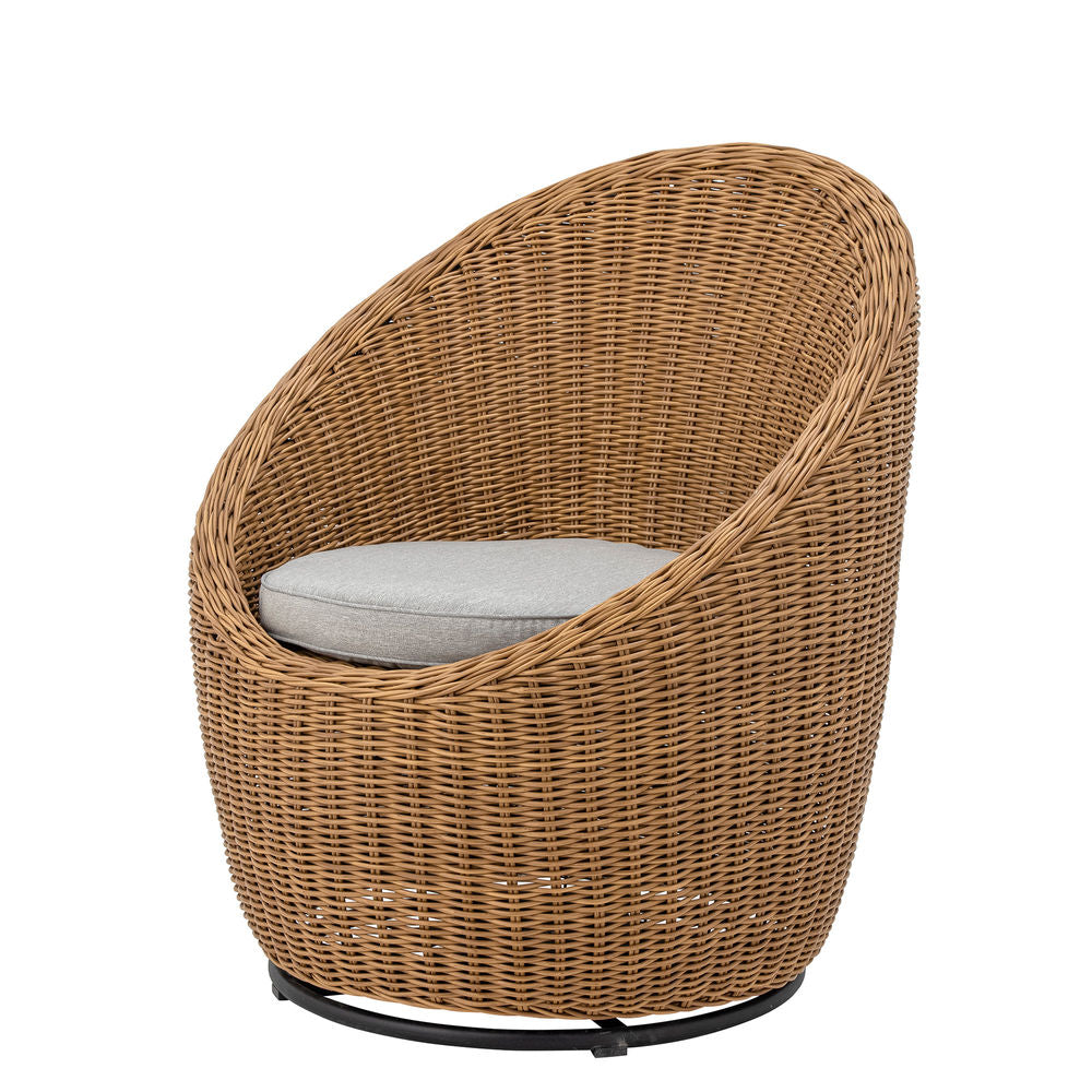 Blooming ville Roccas Lounge Stuhl, Braun, Poly rattan